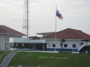 The entrance. 
