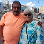 Our driver, Pino and Susan, became buddies.